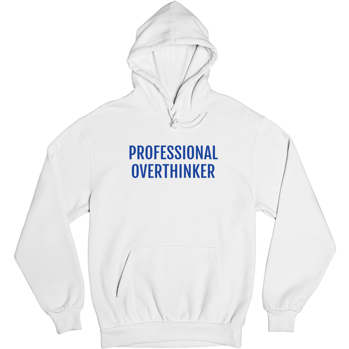 Professional Overthinker Unisex Hoodie | White