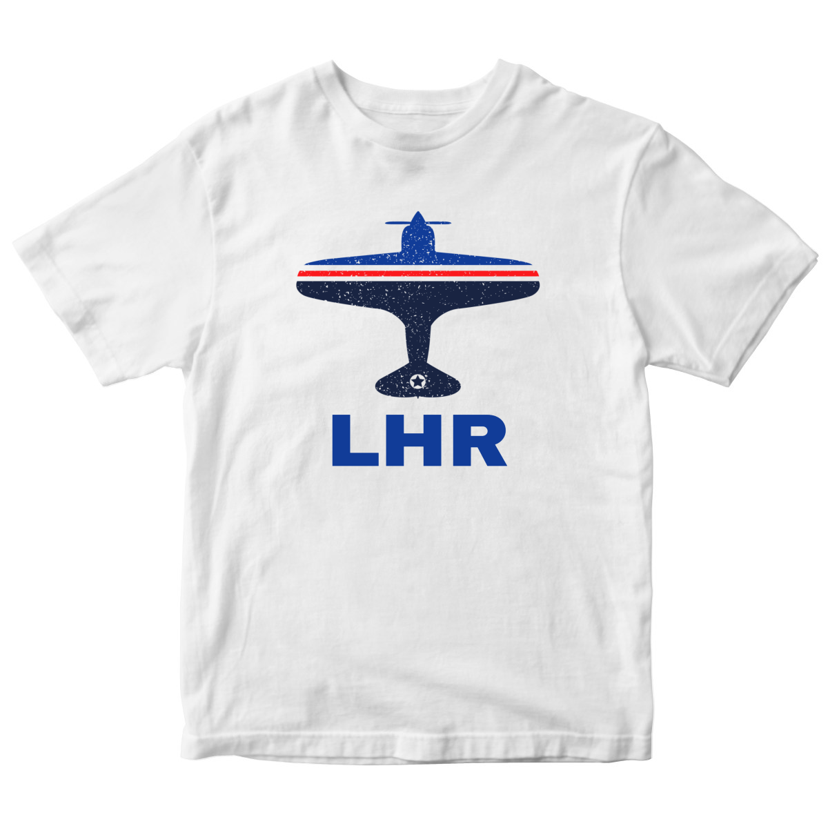 Fly London LHR Airport Kids T-shirt | White