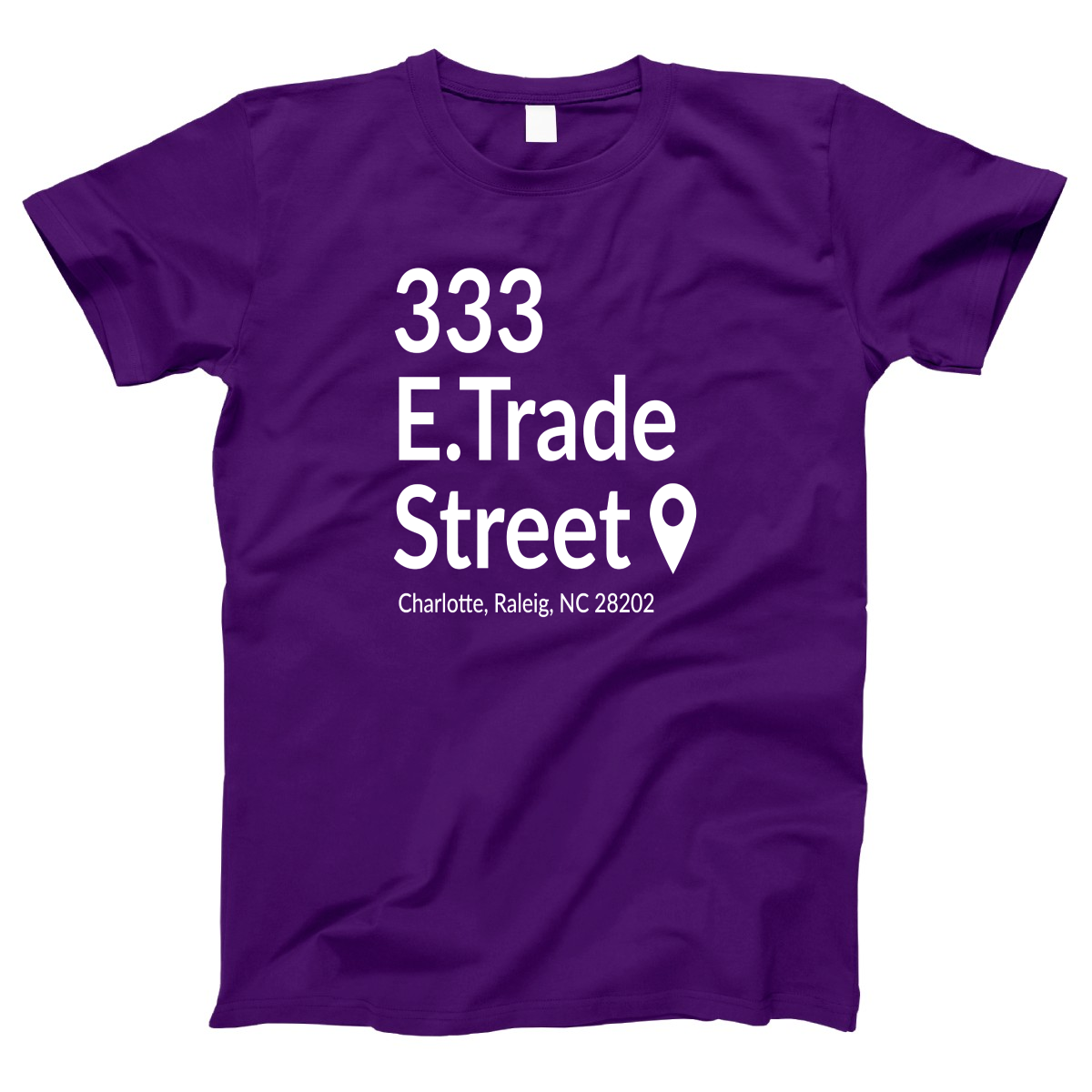 Charlotte Basketball Stadium Women's T-shirt | Purple