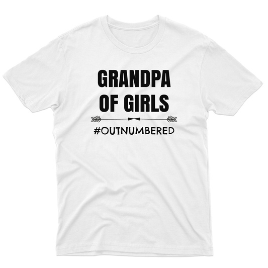 Grandpa of Girls Men's T-shirt | White