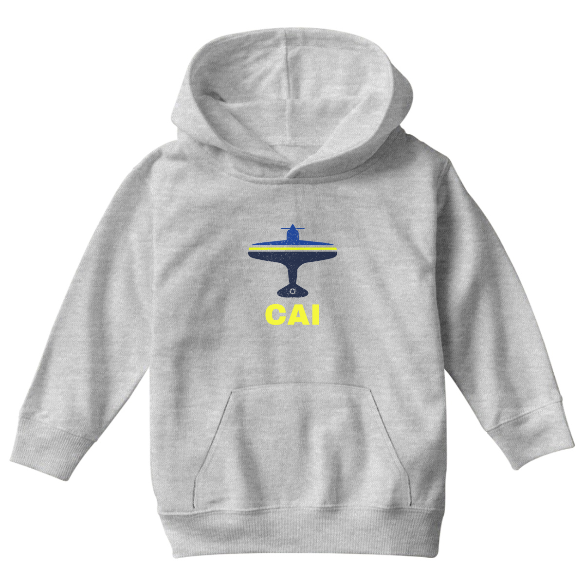 Fly Cairo CAI Airport Kids Hoodie | Gray