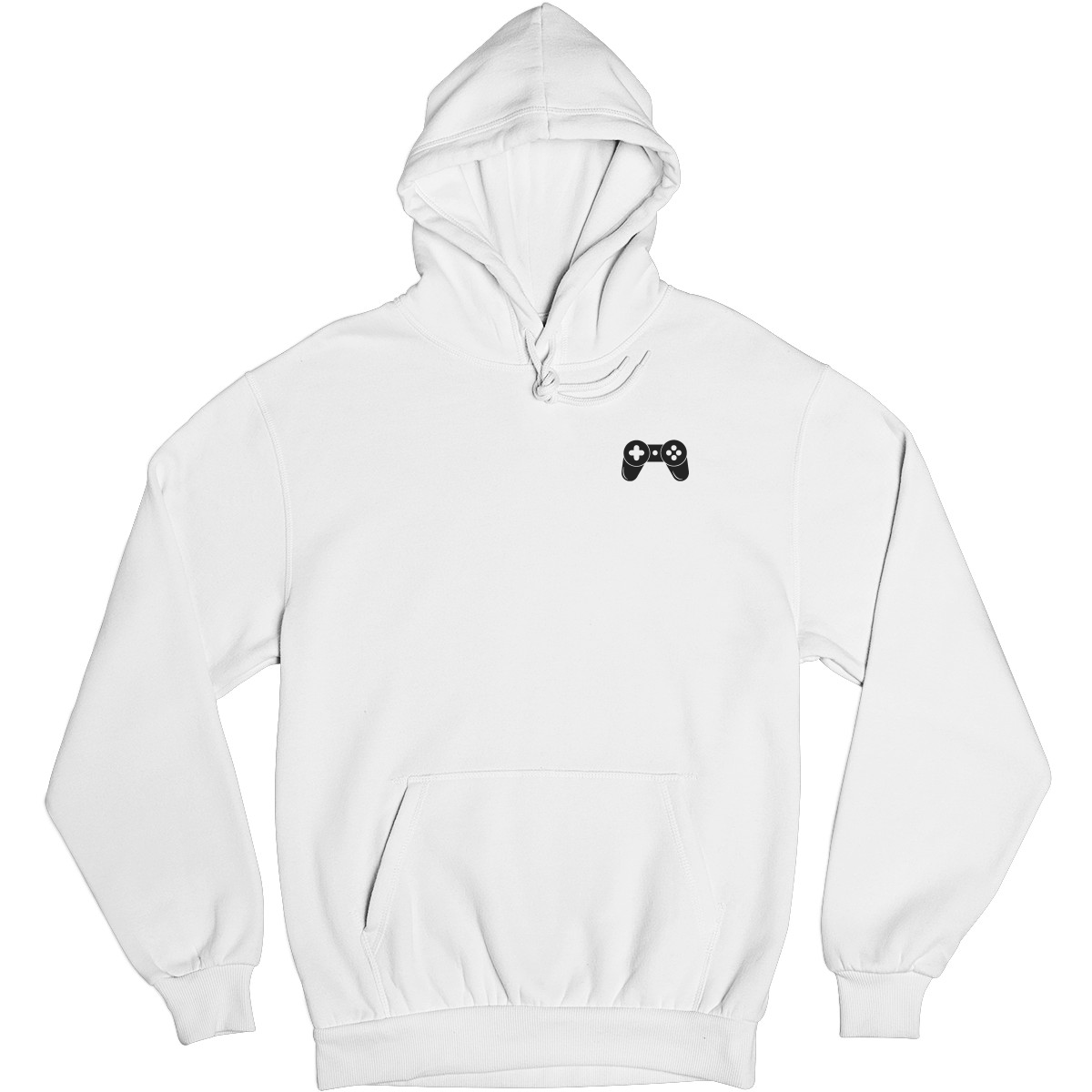 Game Console Unisex Hoodie | White