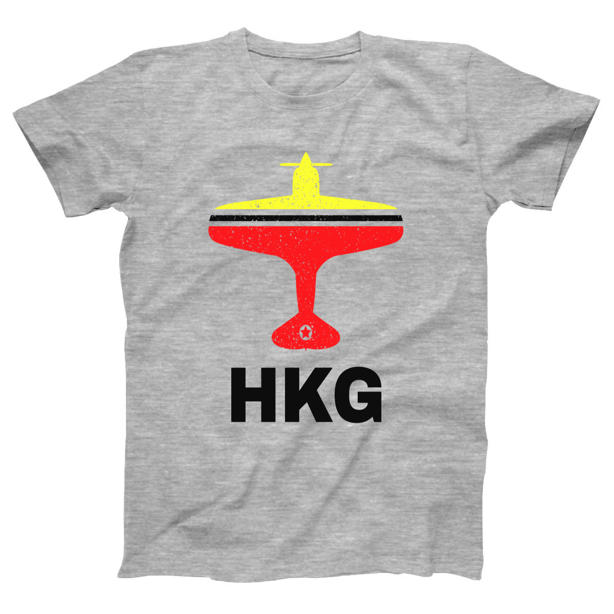 Fly Hong Kong HKG Airport Women's T-shirt | Gray