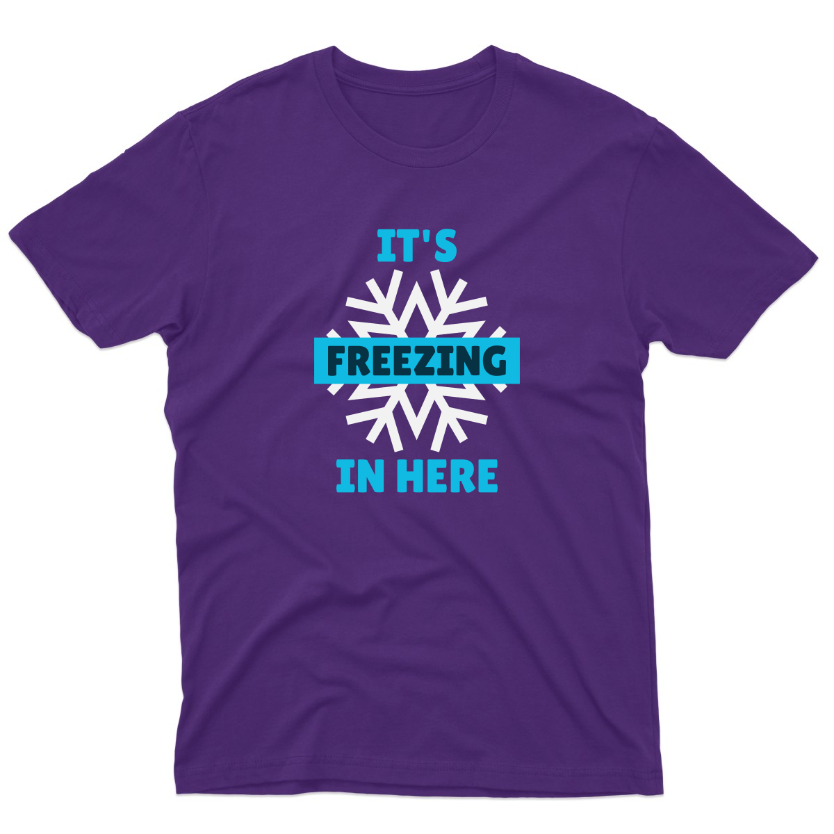 It's Freezing In Here! Men's T-shirt | Purple