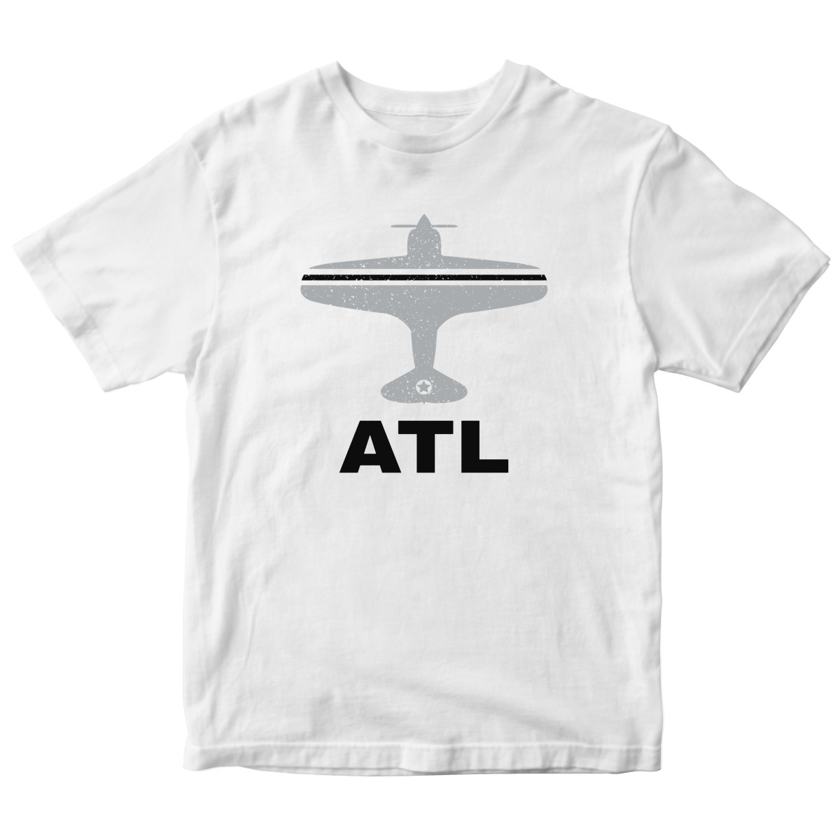 Fly Atlanta ATL Airport Toddler T-shirt | White
