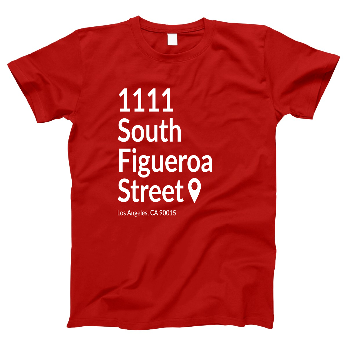 Los Angeles Basketball Stadium Women's T-shirt | Red