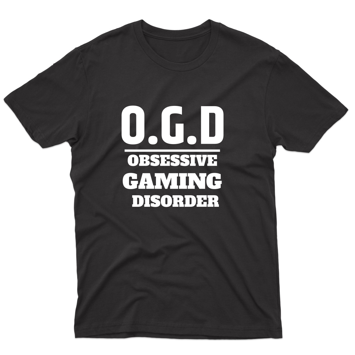 O.G.D Obsessive Gaming Disorder Men's T-shirt | Black