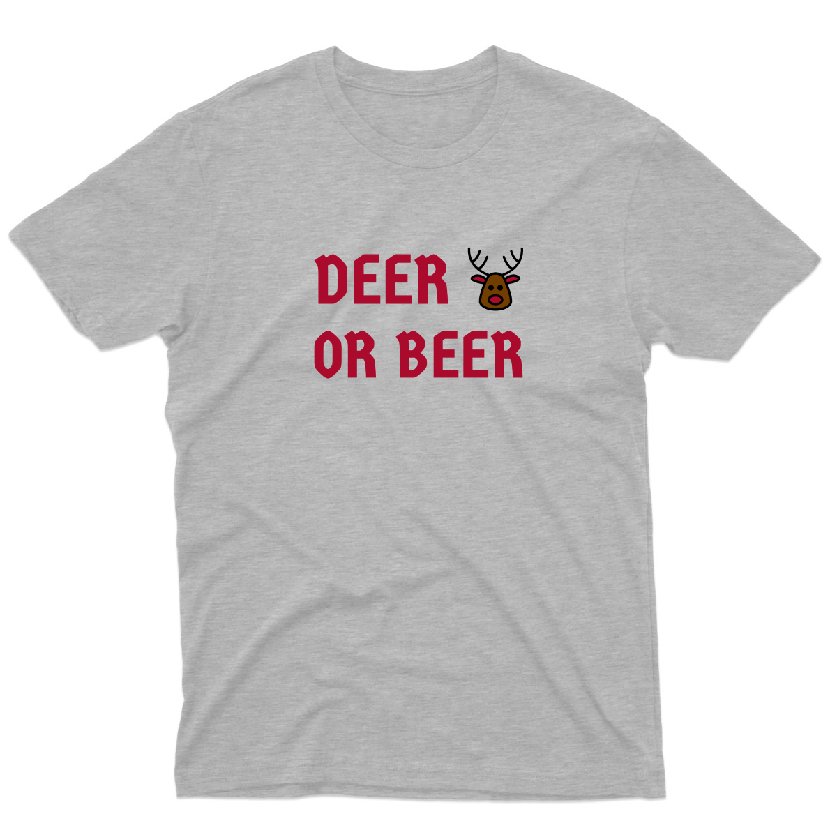 I Don't Have a Red Nose Men's T-shirt | Gray