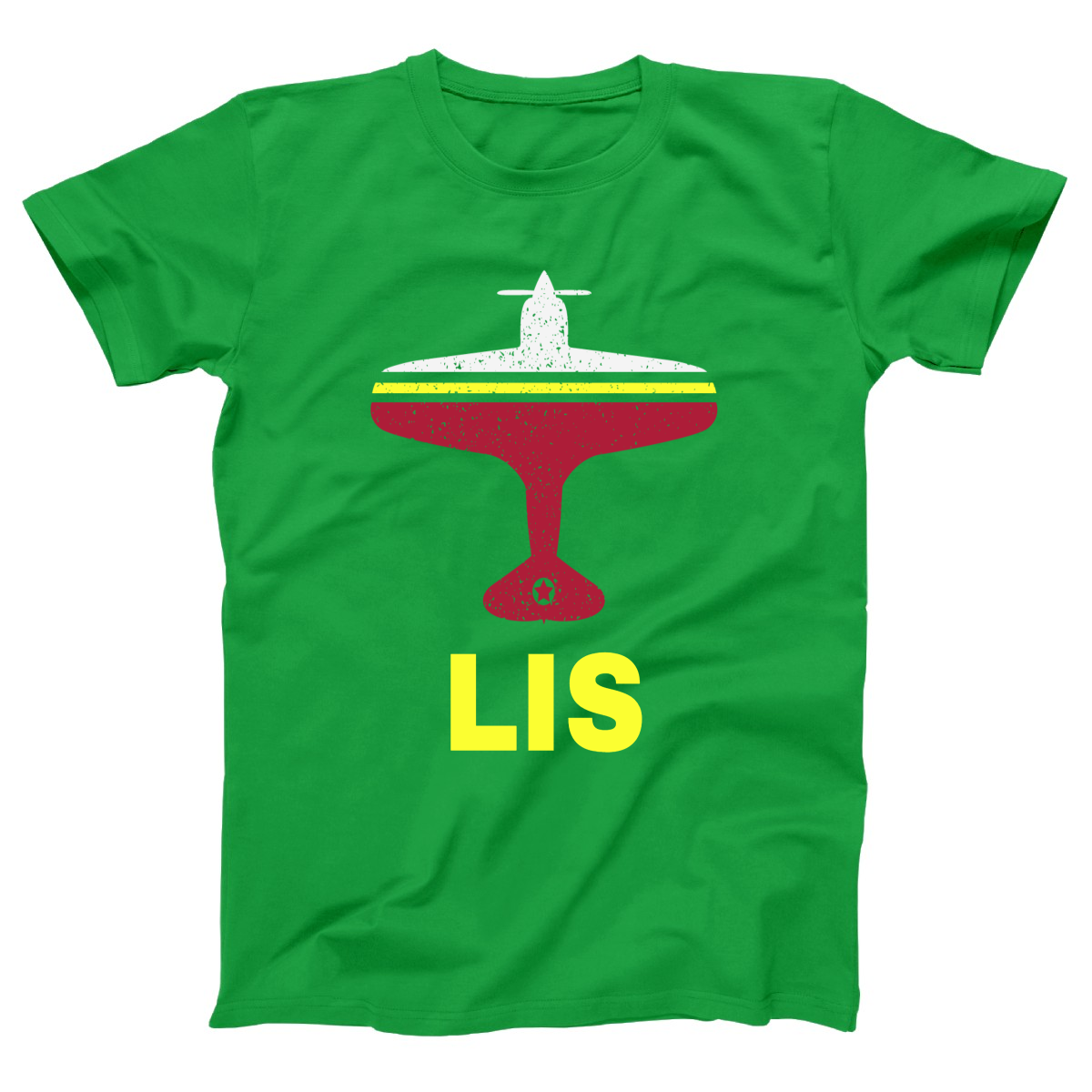 Fly Lisbon LIS Airport Women's T-shirt | Green