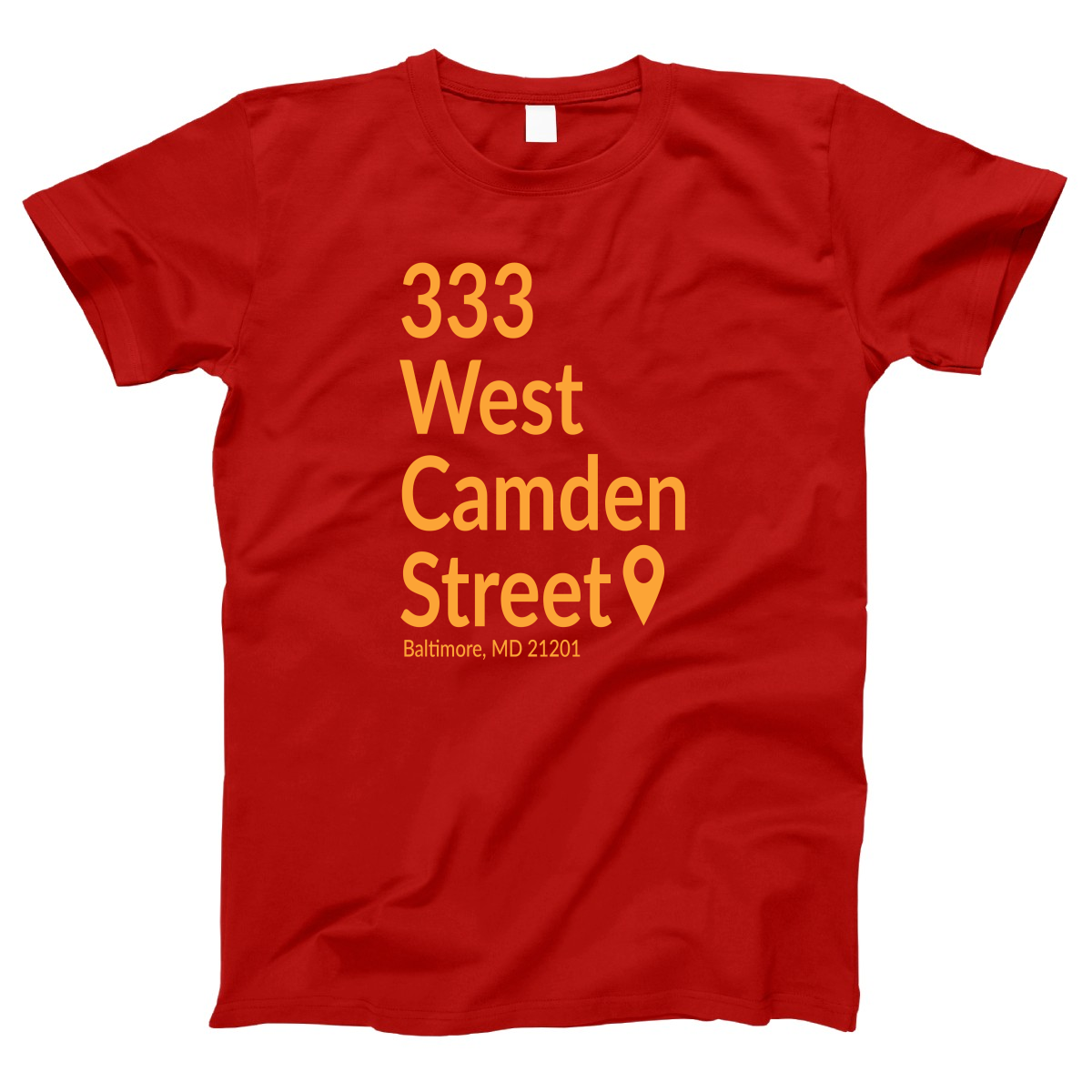 Baltimore Baseball Stadium Women's T-shirt | Red