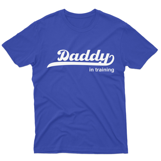 Daddy in training Men's T-shirt | Blue