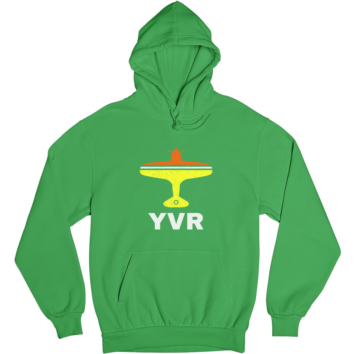 Fly Vancouver YVR Airport Unisex Hoodie | Green