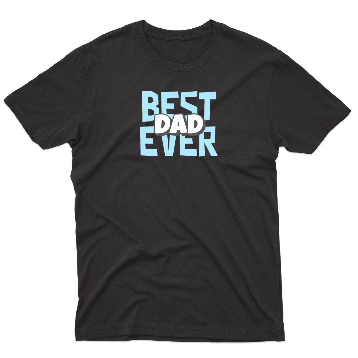 Best Dad Ever Men's T-shirt | Black