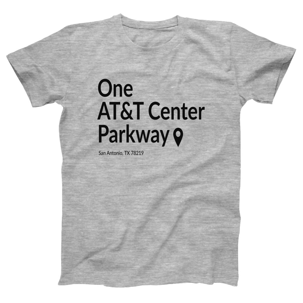 San Antonio Basketball Stadium Women's T-shirt | Gray