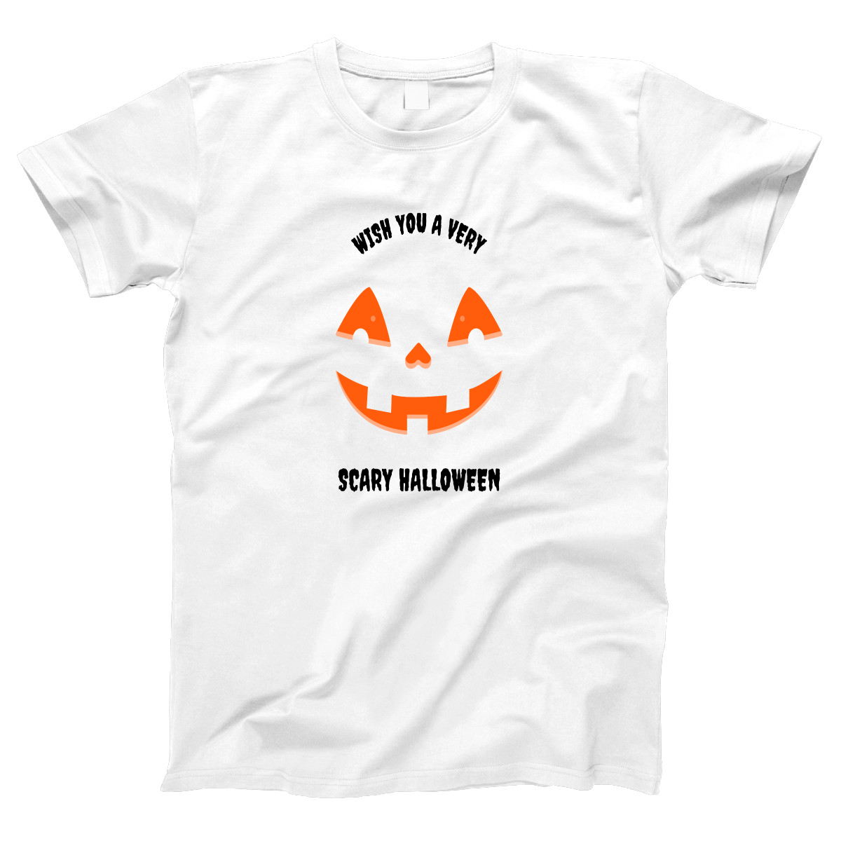 Wish You a Very Scary Halloween Women's T-shirt | White