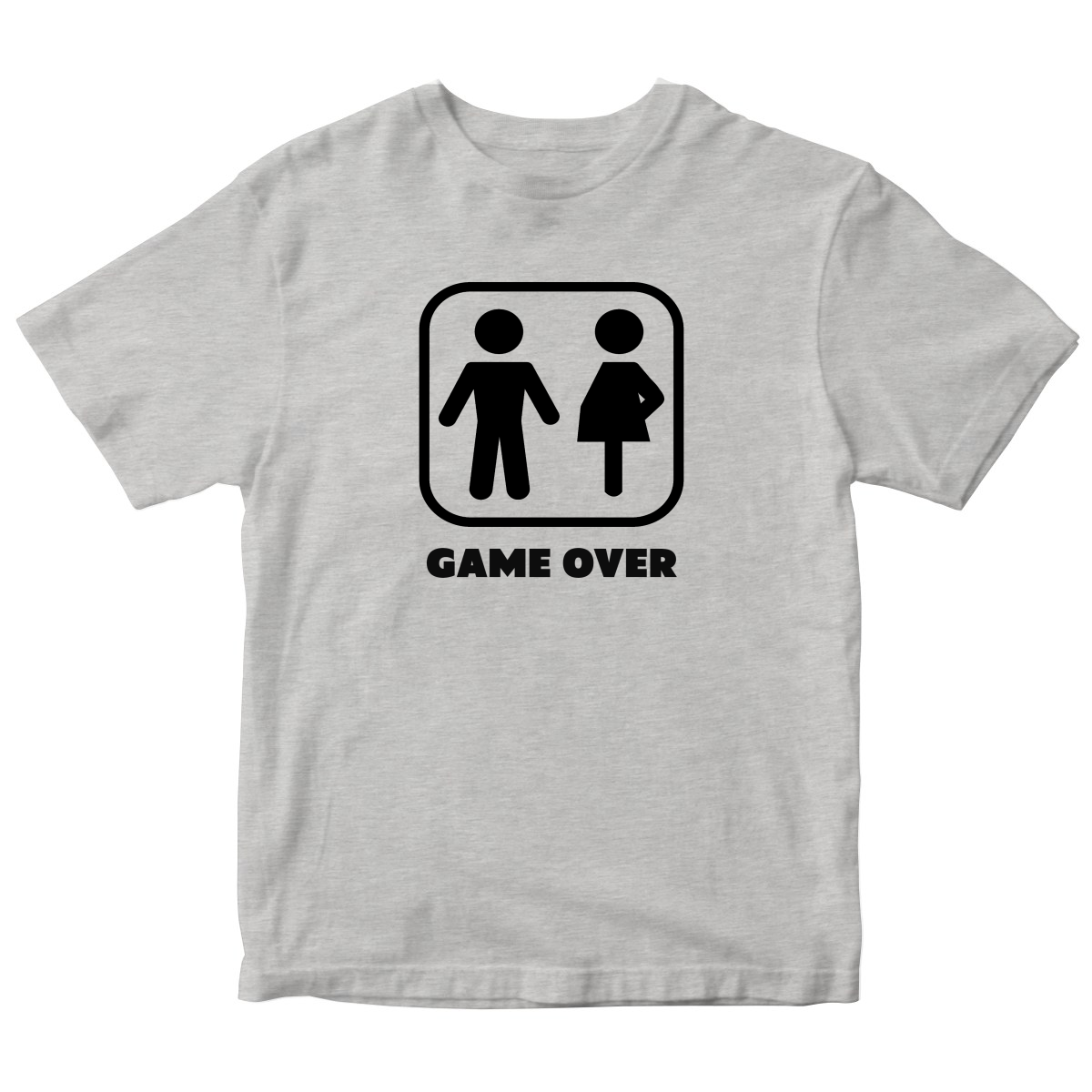 Game Over  Kids T-shirt | Gray