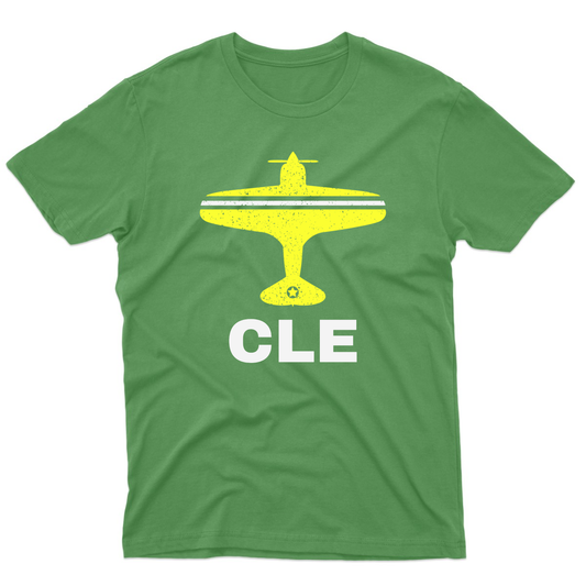 Fly Cleveland CLE Airport Men's T-shirt | Green
