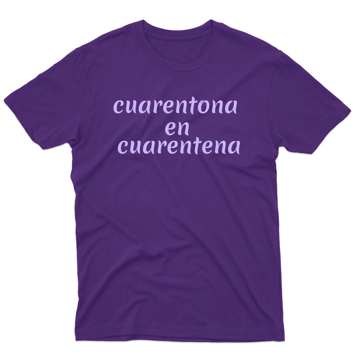 Cuarentona en Cuarentena Men's T-shirt | Purple