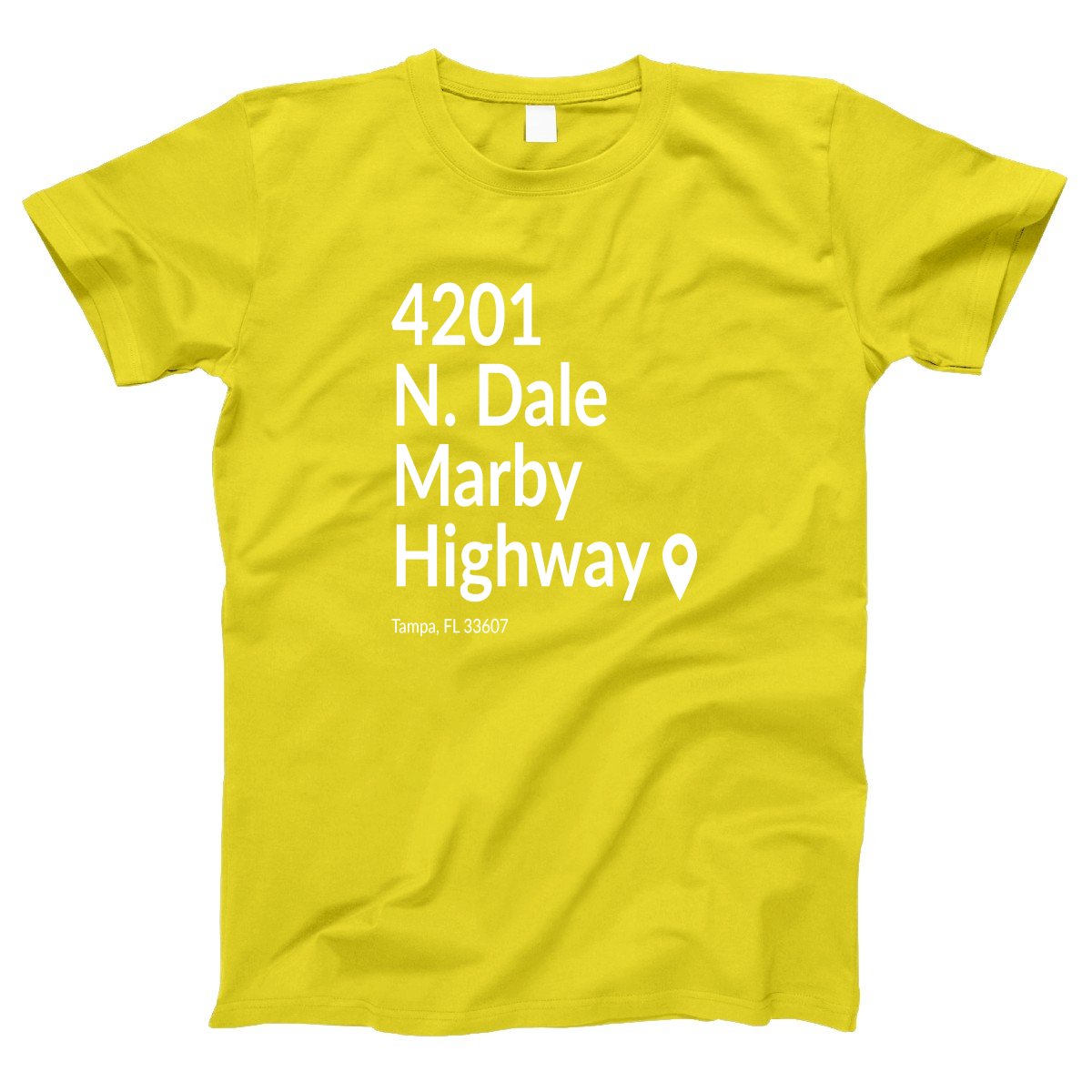 Tampa Bay Football Stadium Women's T-shirt | Yellow