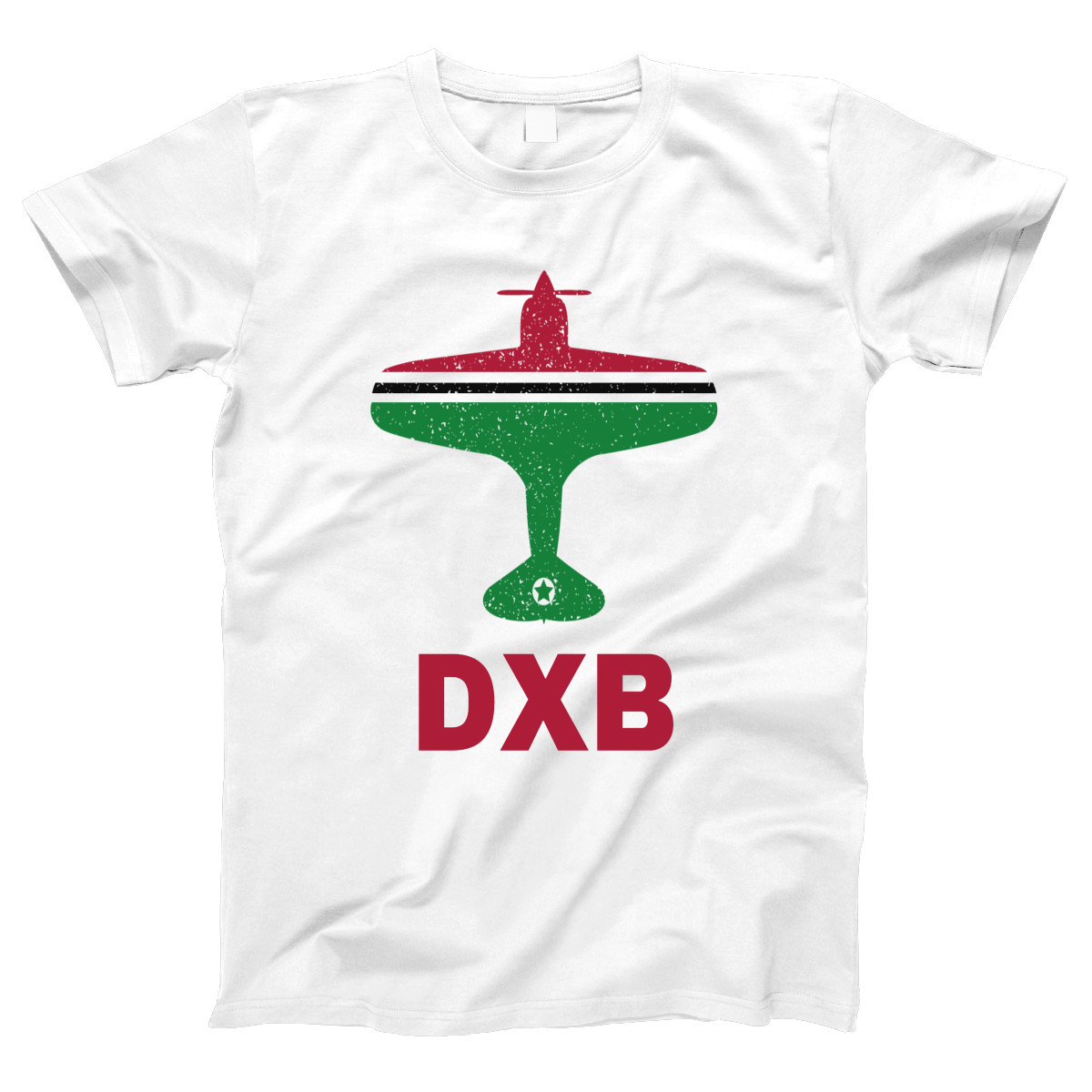 Fly Dubai DXB Airport Women's T-shirt | White