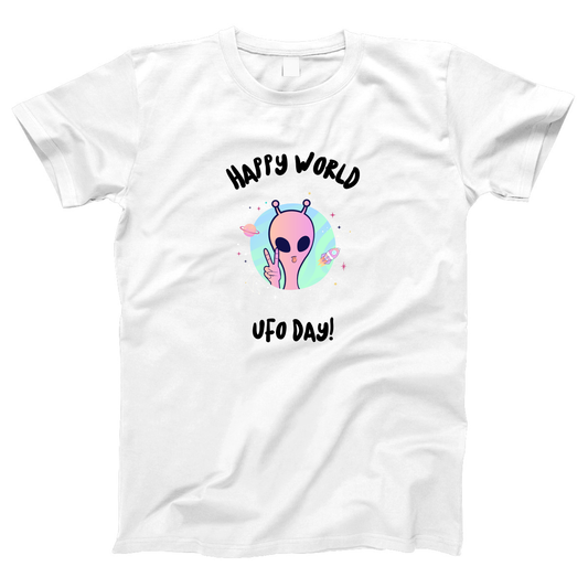 Happy World UFO Day Women's T-shirt | White