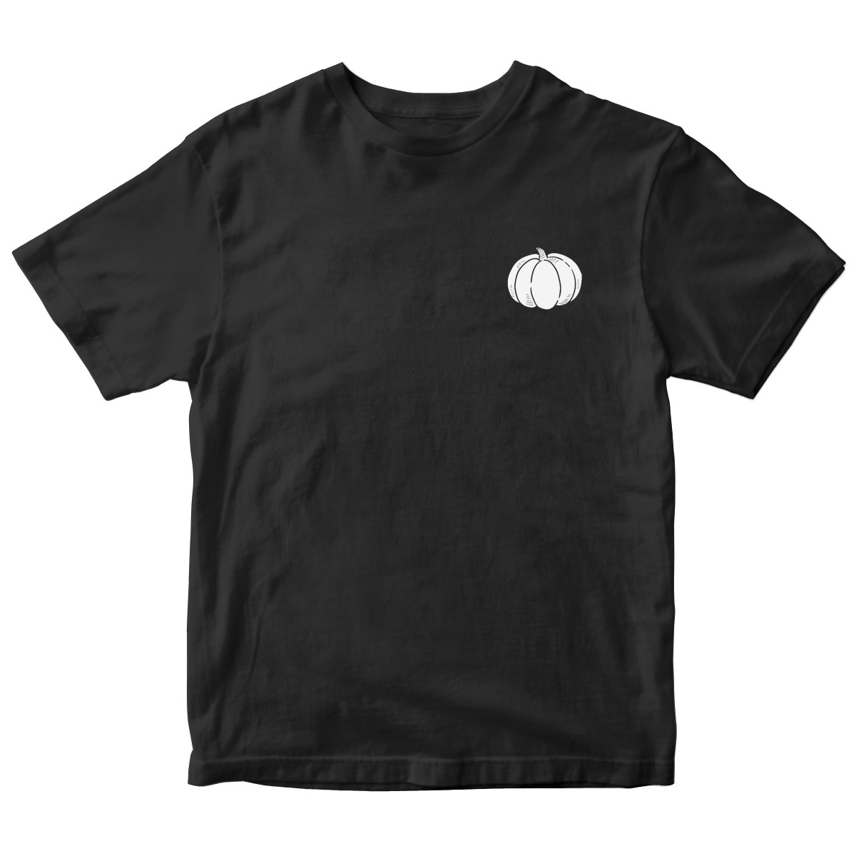 Pumpkin Pocket Kids T-shirt | Black