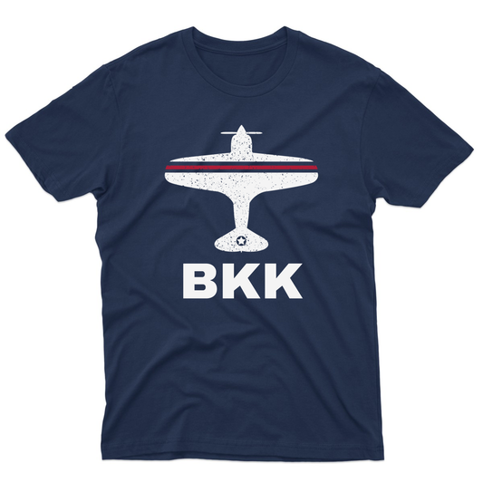 Fly Bangkok BKK Airport Men's T-shirt | Navy