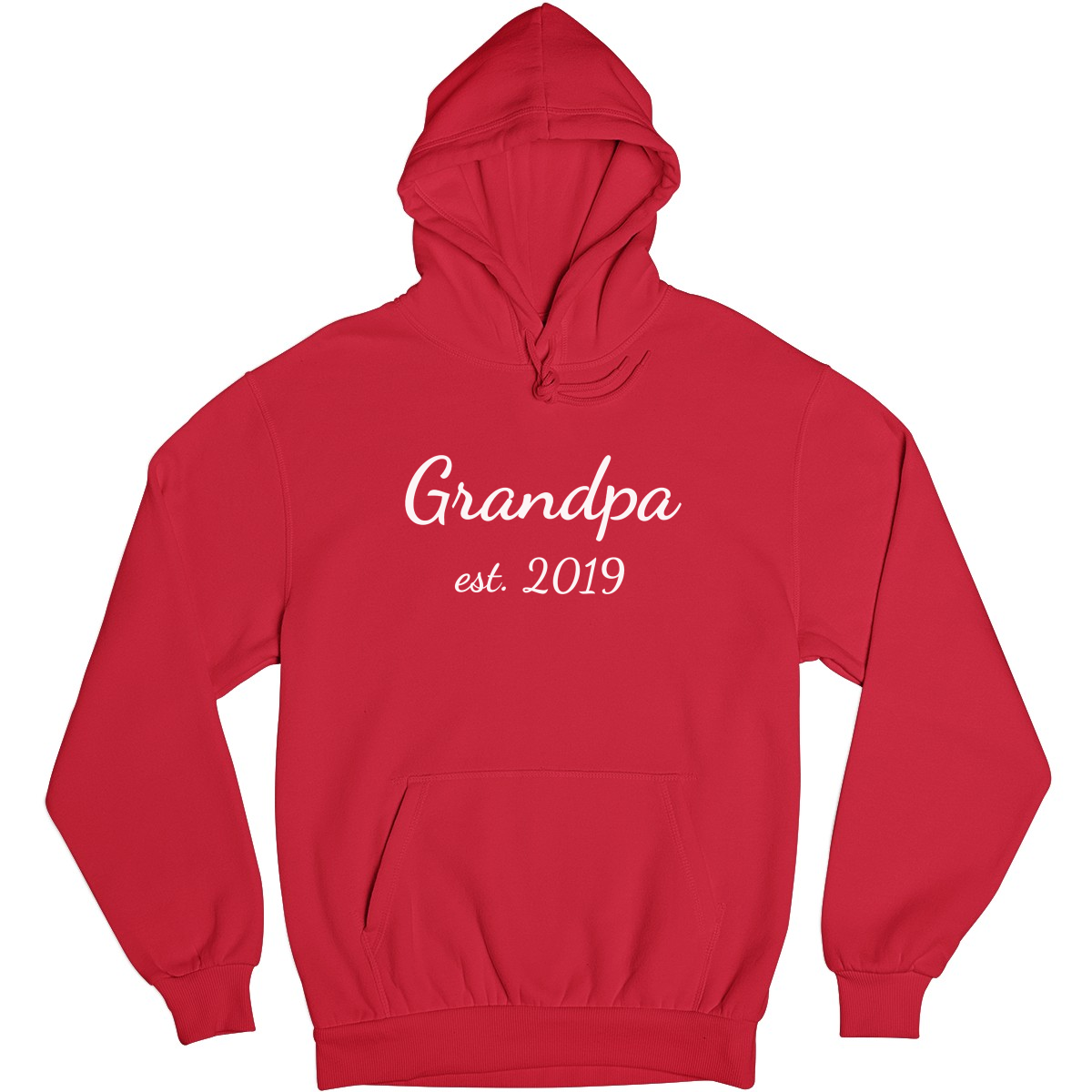 Grandpa Est Shirt 2019 Unisex Hoodie | Red