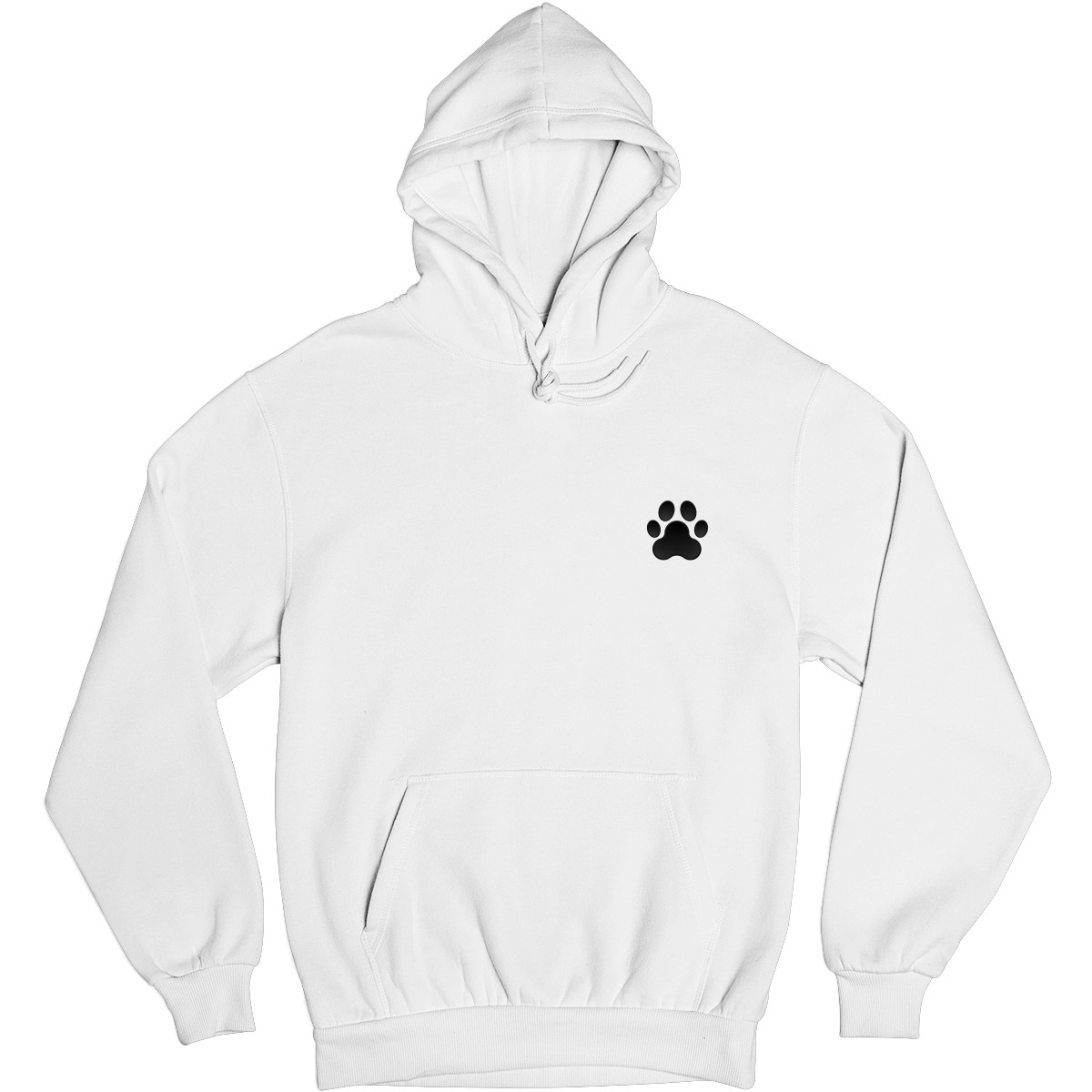 Paw Unisex Hoodie | White