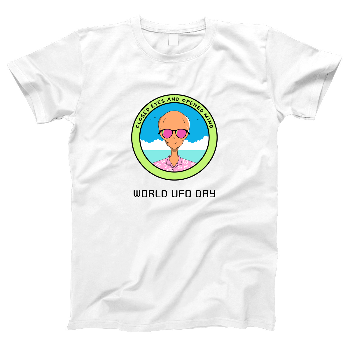 World UFO Day Women's T-shirt | White