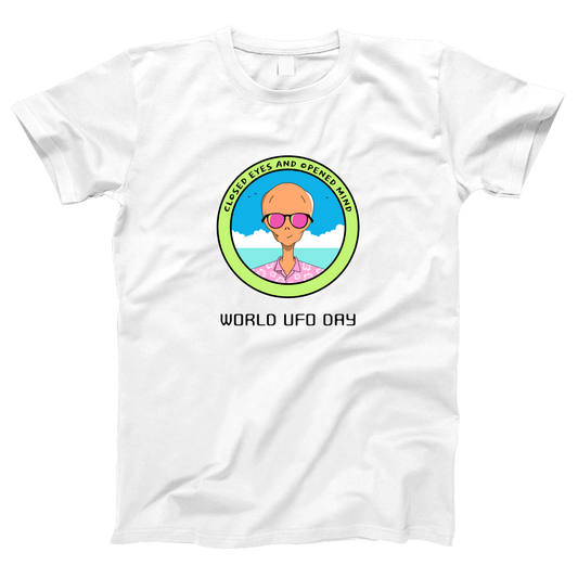 World UFO Day Women's T-shirt | White