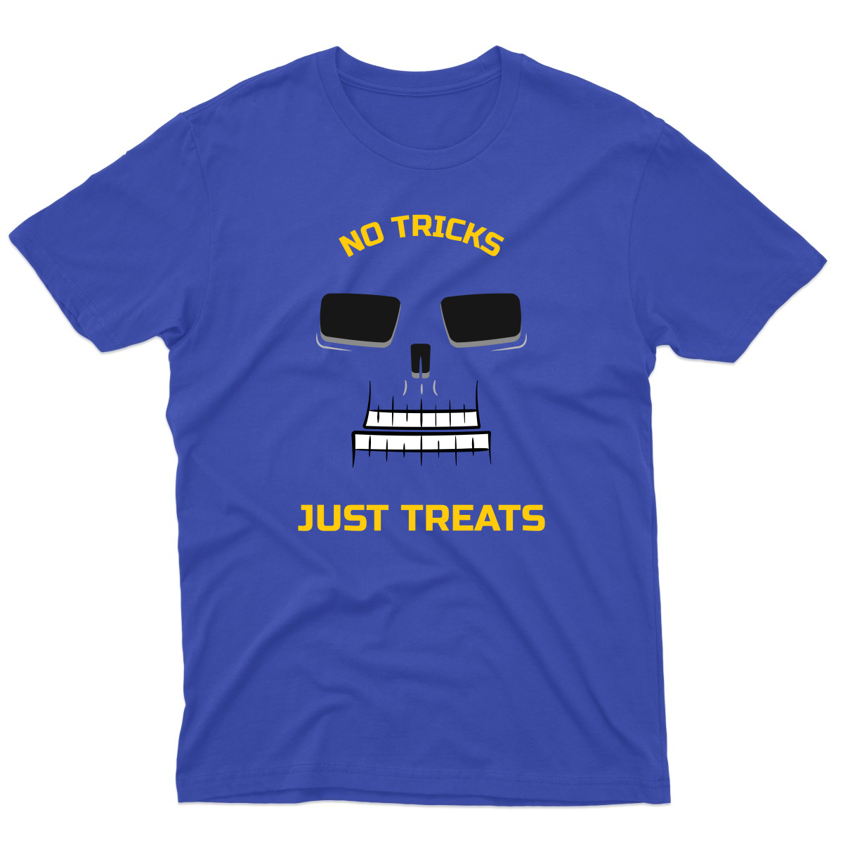 No Tricks Just Treats Men's T-shirt | Blue