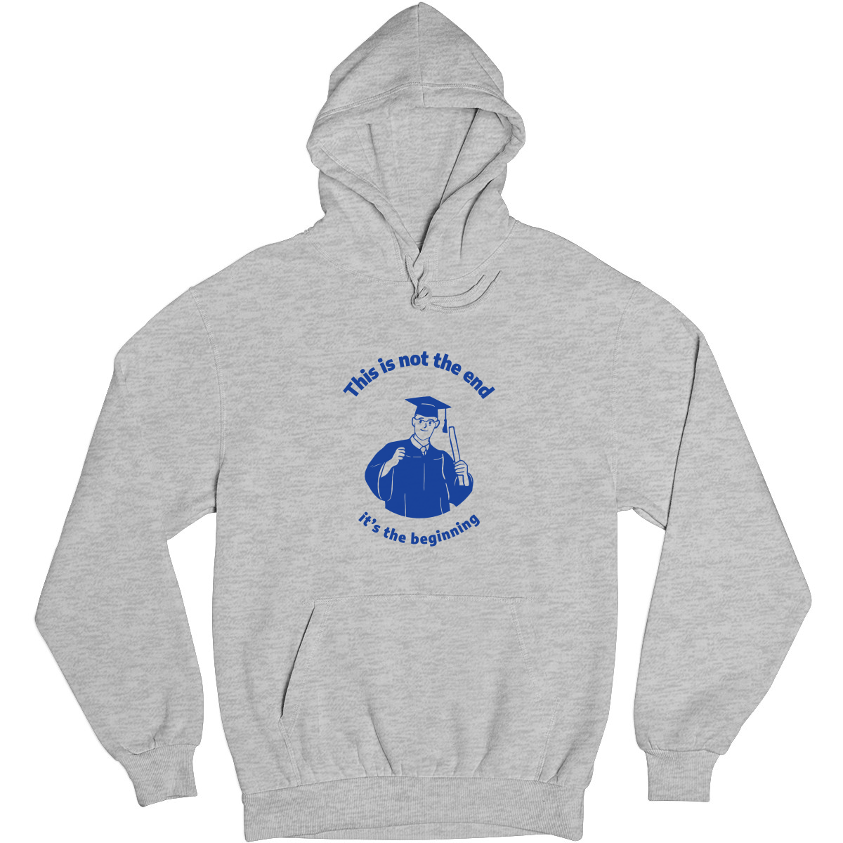 This Is Not The End It's The Beginning Unisex Hoodie | Gray