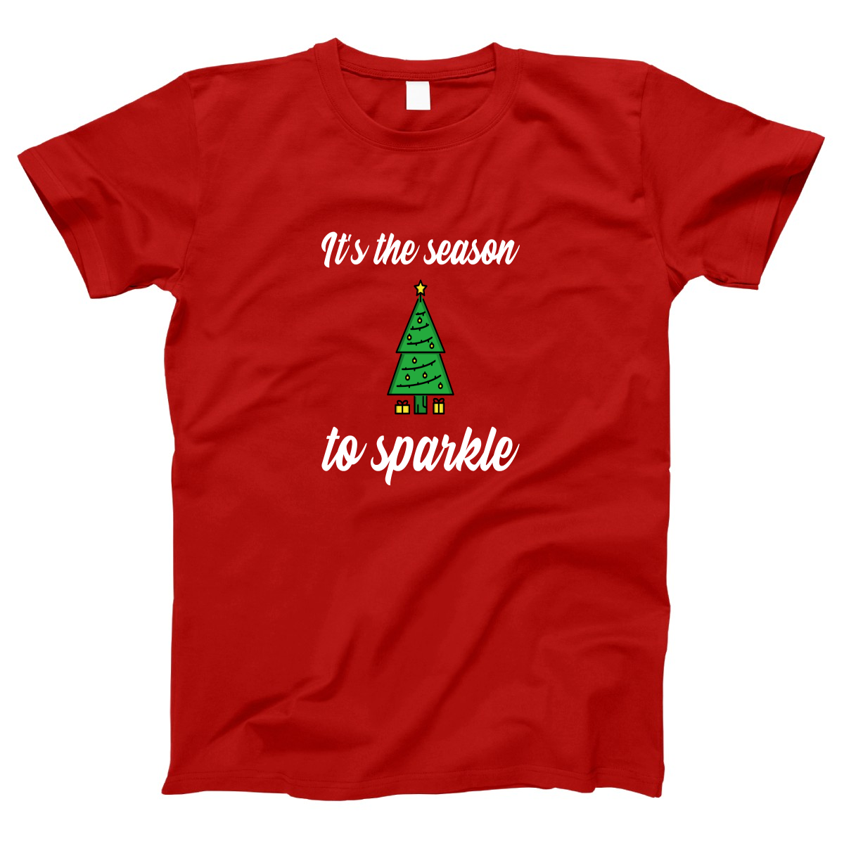 It is the Season to Sparkle Women's T-shirt | Red