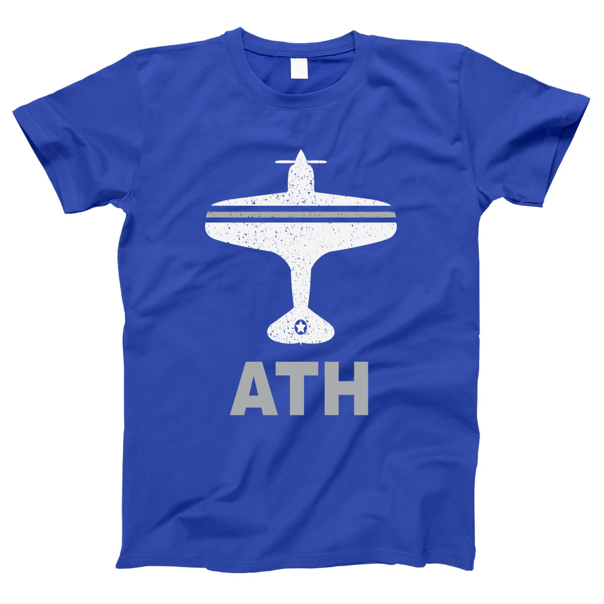 Fly Athens ATH Airport Women's T-shirt | Blue
