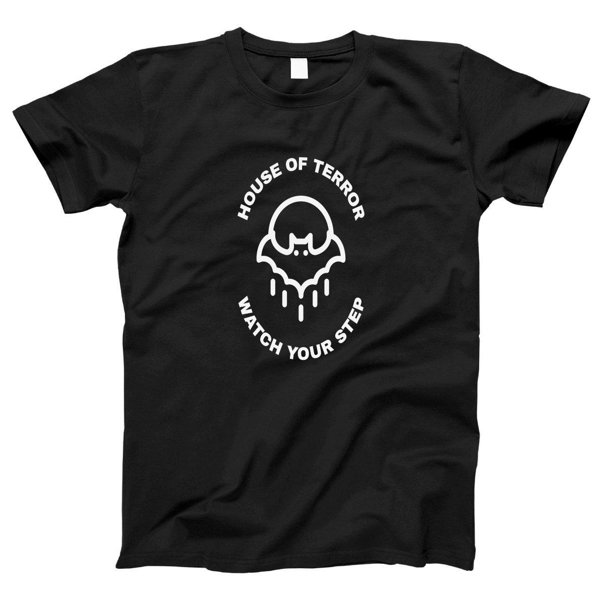 House of Terror Watch Your Step Women's T-shirt | Black