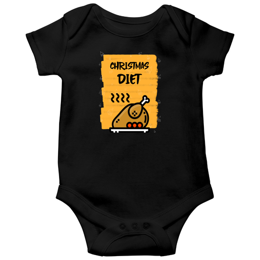 Christmas Diet Baby Bodysuits