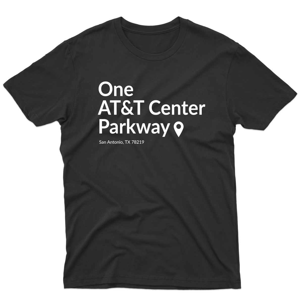 San Antonio Basketball Stadium Men's T-shirt | Black
