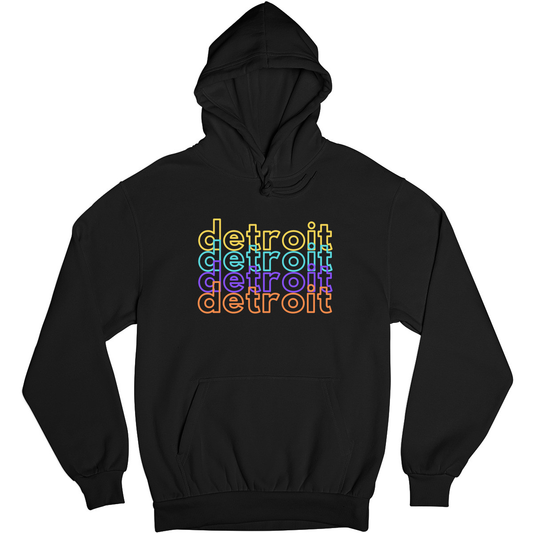 Detroit Unisex Hoodie | Black