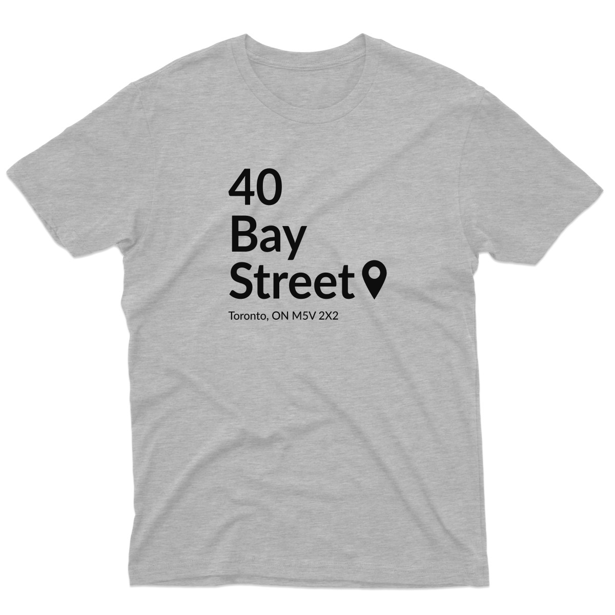 Toronto Basketball Stadium Men's T-shirt | Gray