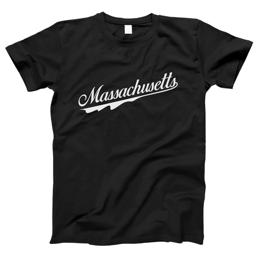 Massachusetts Women's T-shirt | Black