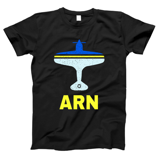 Fly Stockholm ARN Airport  Women's T-shirt | Black