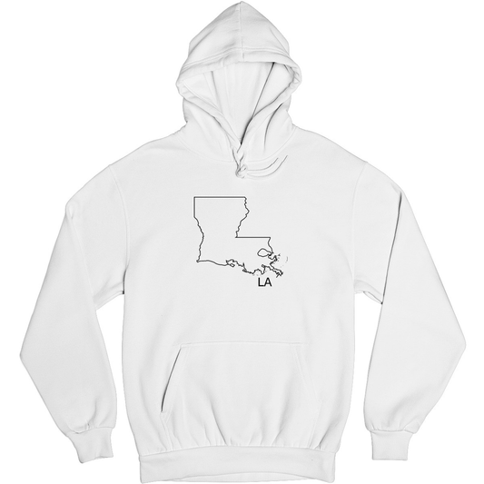 Louisiana Unisex Hoodie | White
