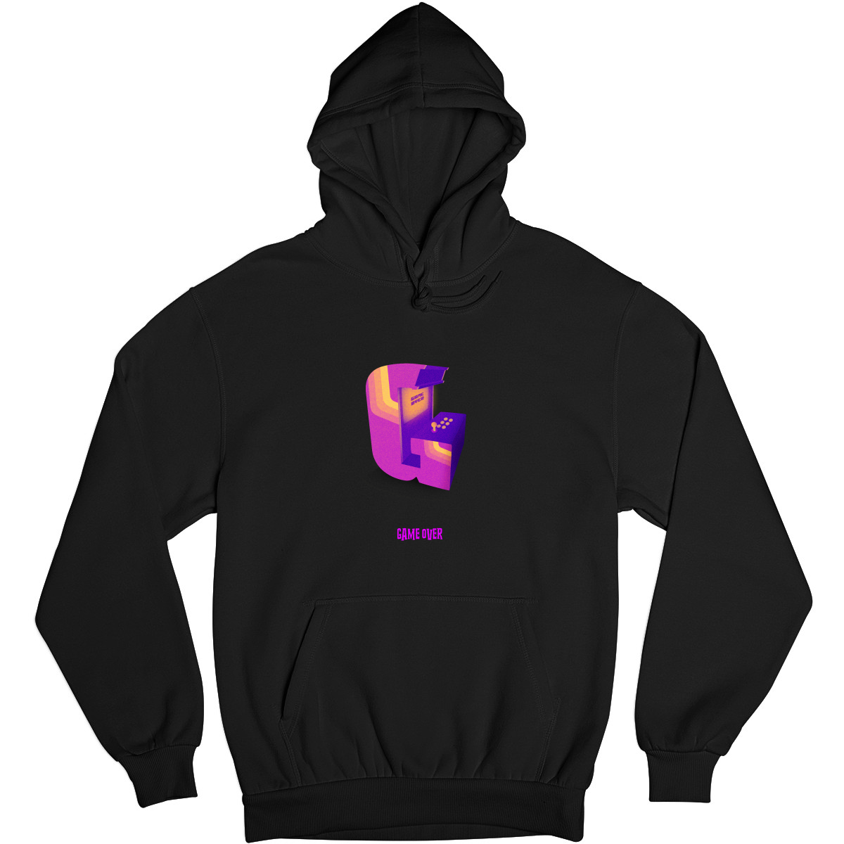 Game Over Unisex Hoodie | Black