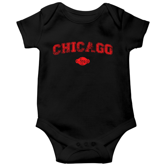 Chicago Represent Baby Bodysuits