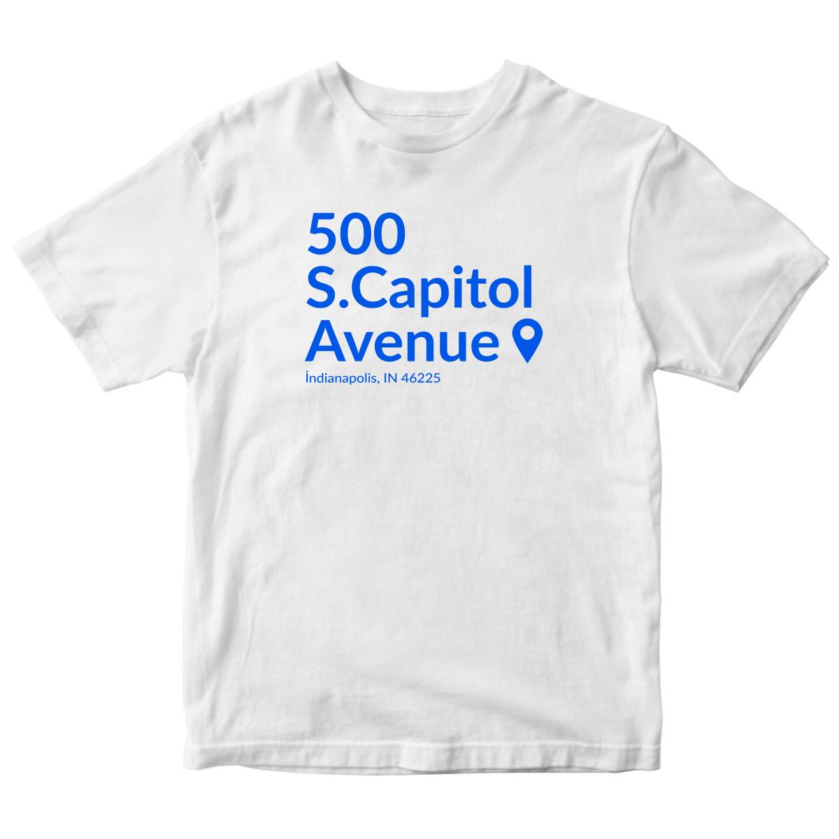Indianapolis Football Stadium Kids T-shirt | White