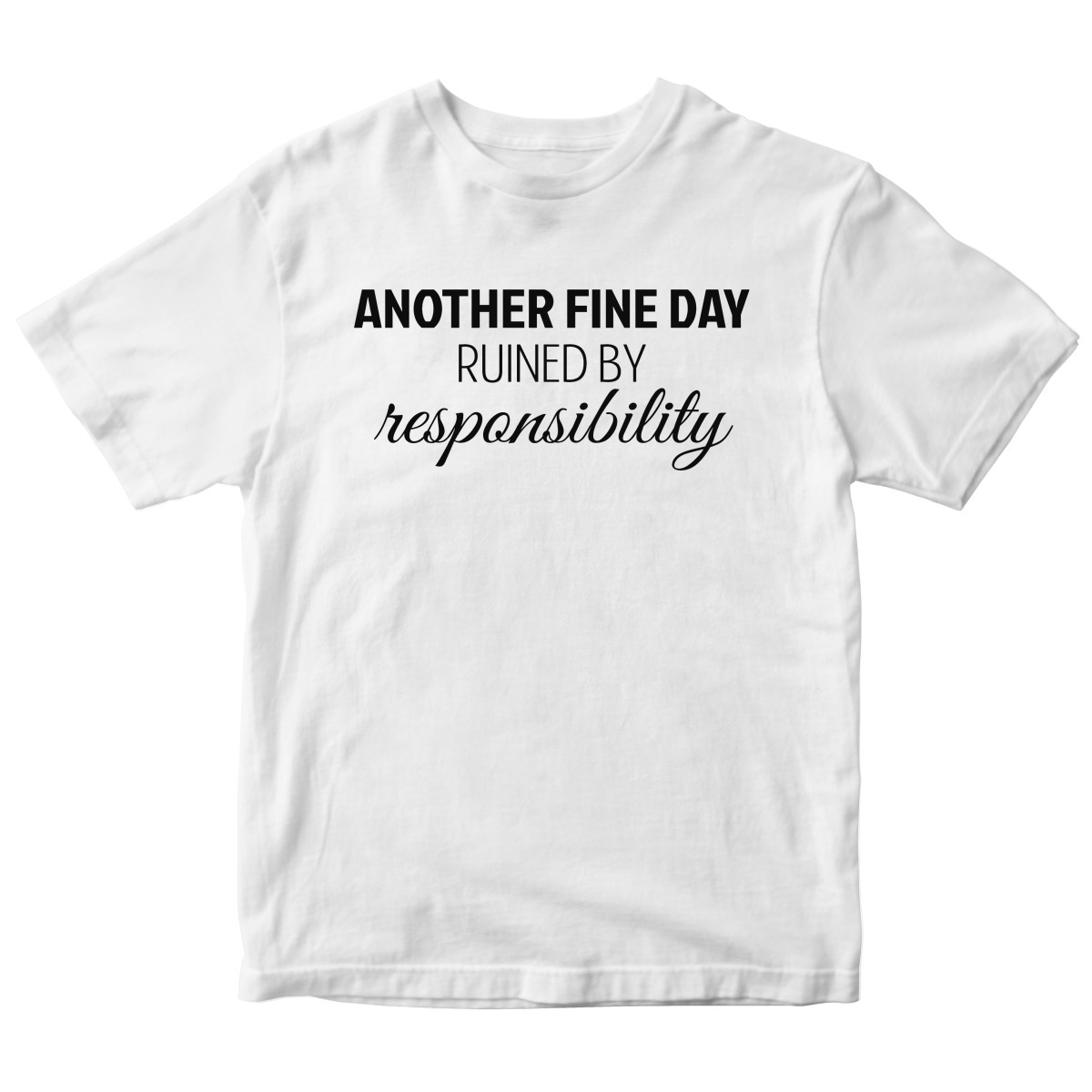 Another Fine Day Kids T-shirt | White