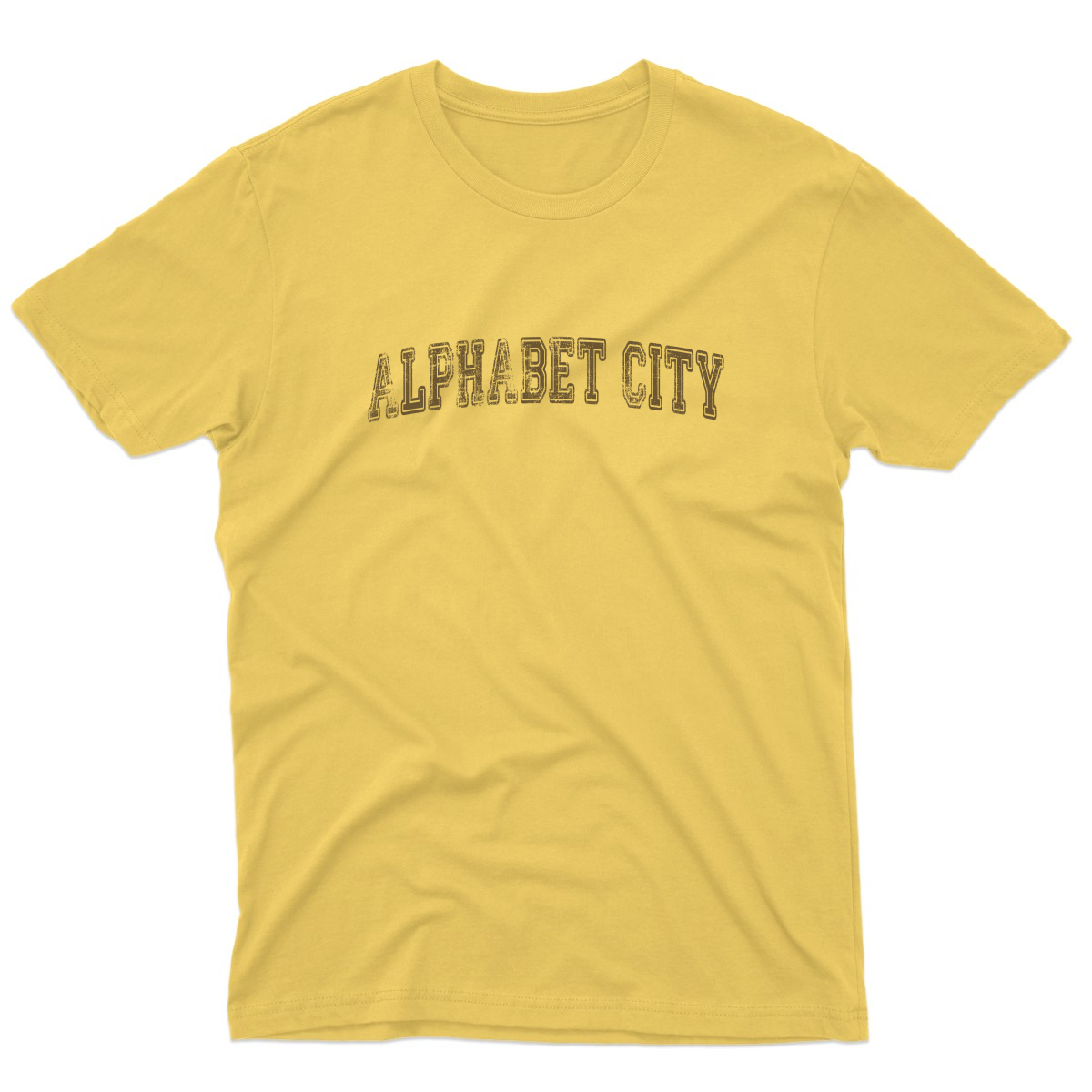 Alphabet City Represent Men's T-shirt | Yellow