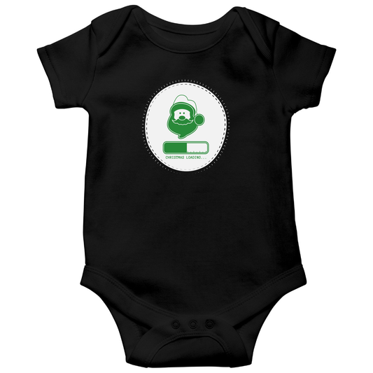 Christmas Loading Baby Bodysuits