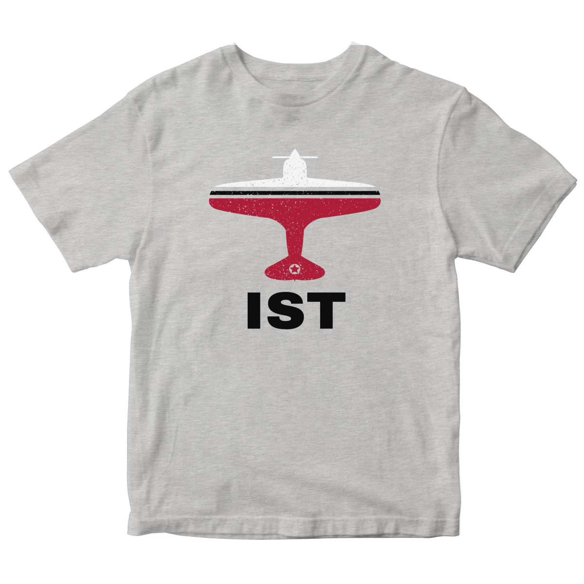 Fly Istanbul IST Airport Kids T-shirt | Gray